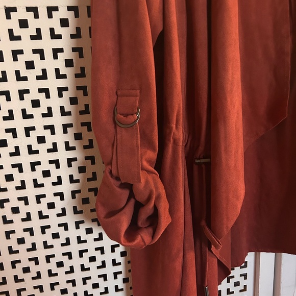 Torrid Suede Anorak Jacket NWT Size 2 - Picture 5 of 6